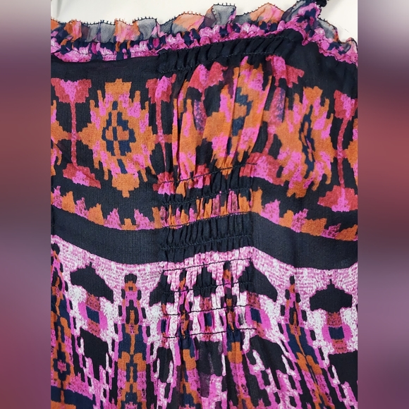 Diane von Furstenberg sheer silk tank top 10 - Picture 3 of 6